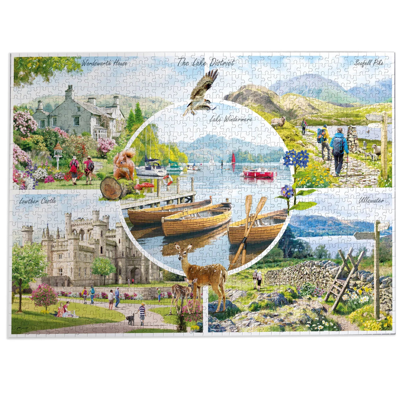 Gibsons The Lake District 1000 Piece Jigsaw Puzzle
