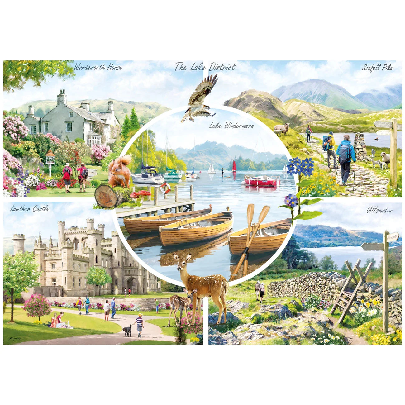 Gibsons The Lake District 1000 Piece Jigsaw Puzzle