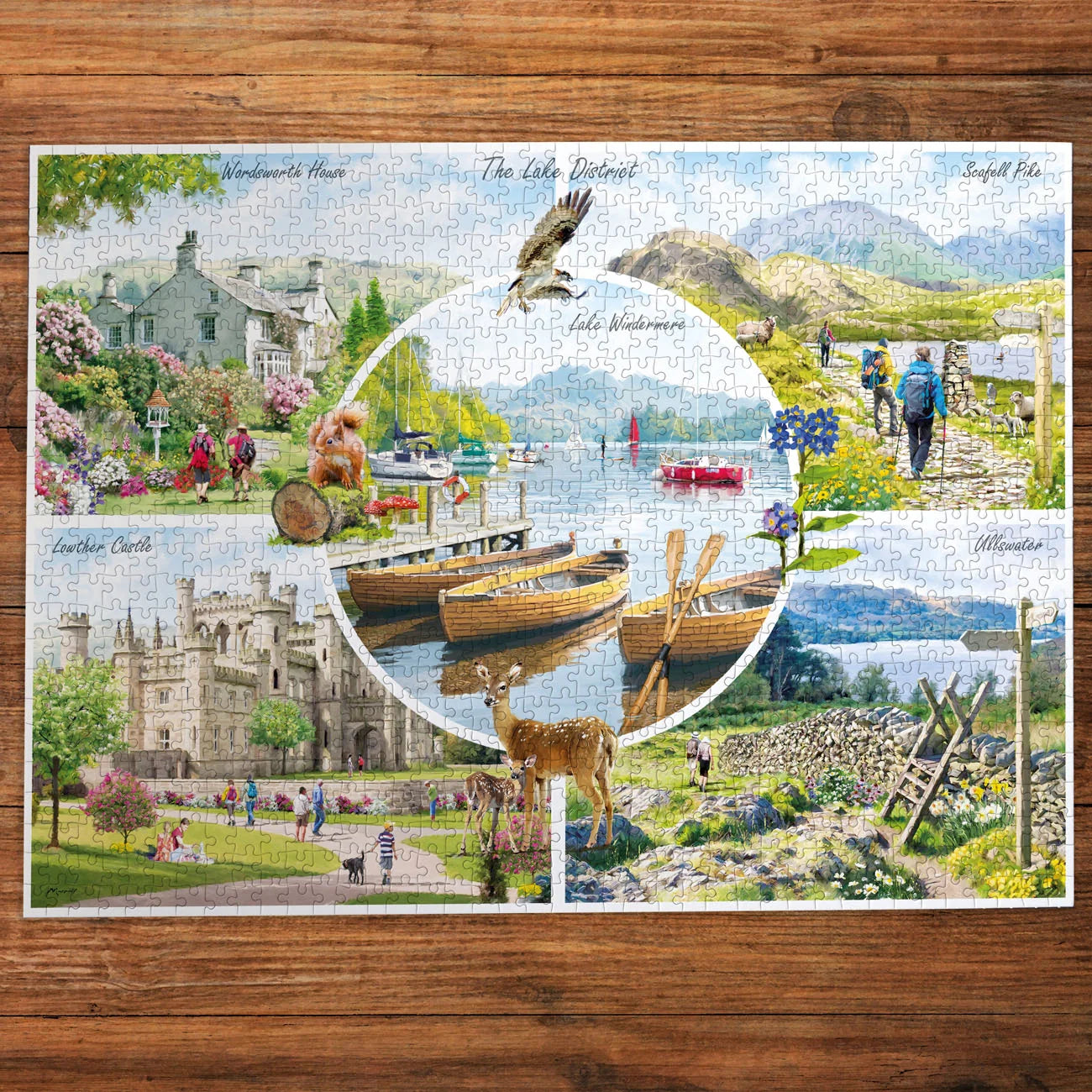 Gibsons The Lake District 1000 Piece Jigsaw Puzzle