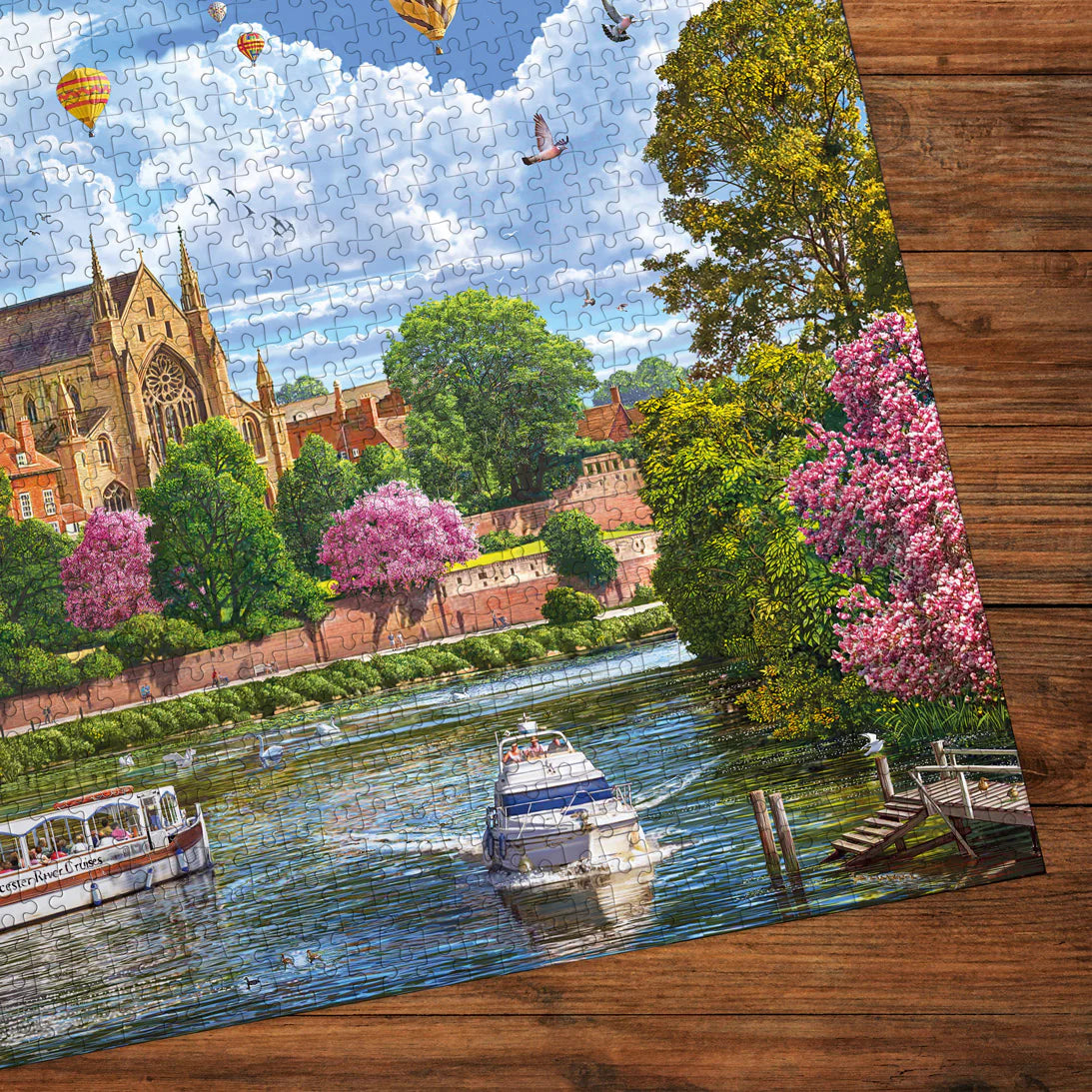 Gibsons Worcester From The River 1000 Piece Jigsaw