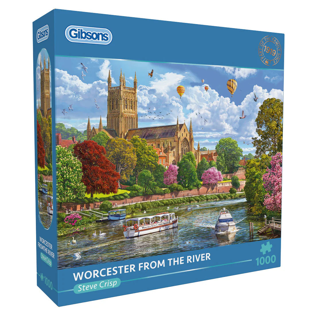 Gibsons Worcester From The River 1000 Piece Jigsaw