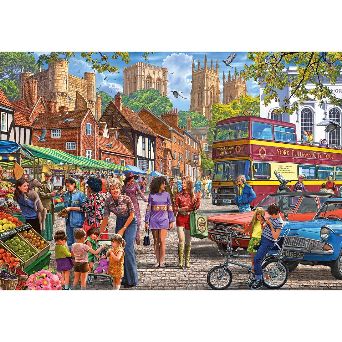 Gibsons York Market 250 XL Piece Jigsaw Puzzle