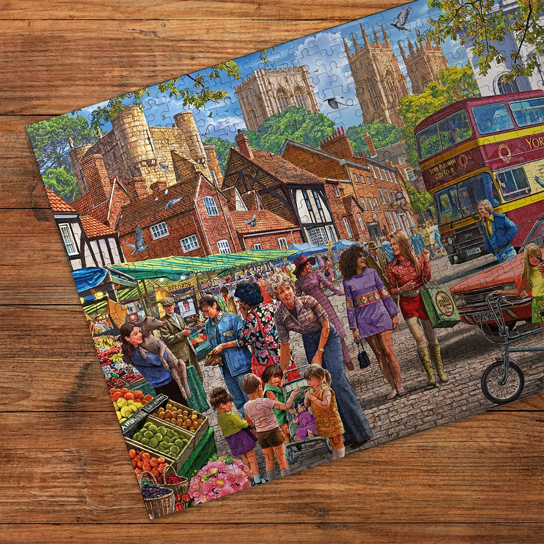 Gibsons York Market 250 XL Piece Jigsaw Puzzle