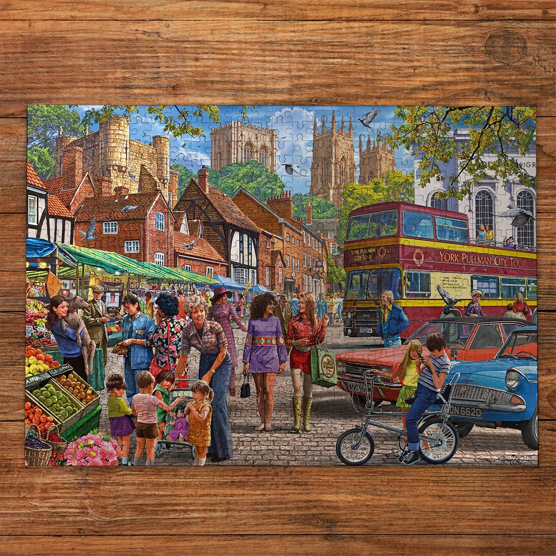 Gibsons York Market 250 XL Piece Jigsaw Puzzle