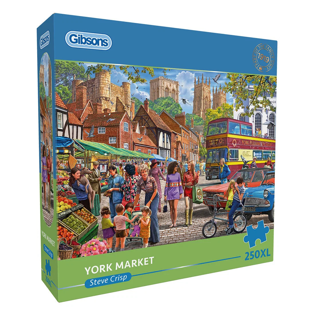 Gibsons York Market 250 XL Piece Jigsaw Puzzle