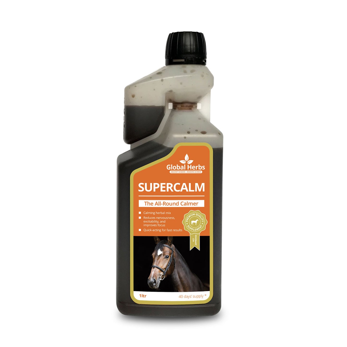 Global Herbs Supercalm Liquid Horse Supplement