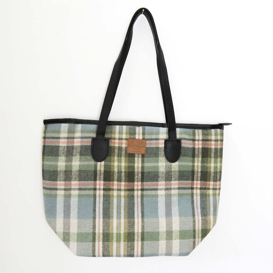 Samuel Lamont Green Tweed Handbag