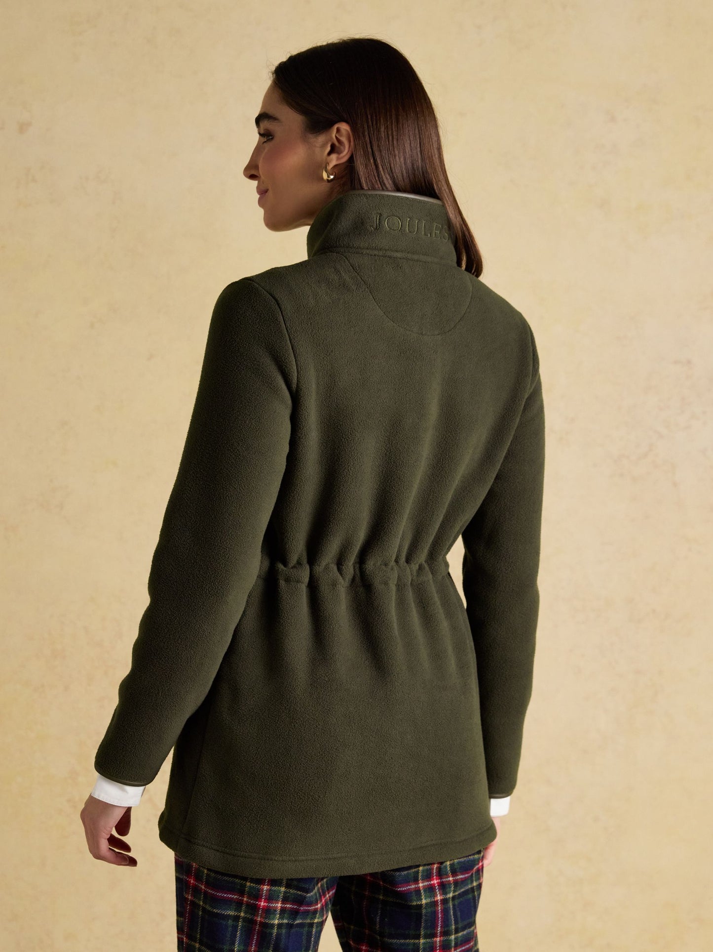 Joules Women's Heritage Longline Polar Fleece Jacket