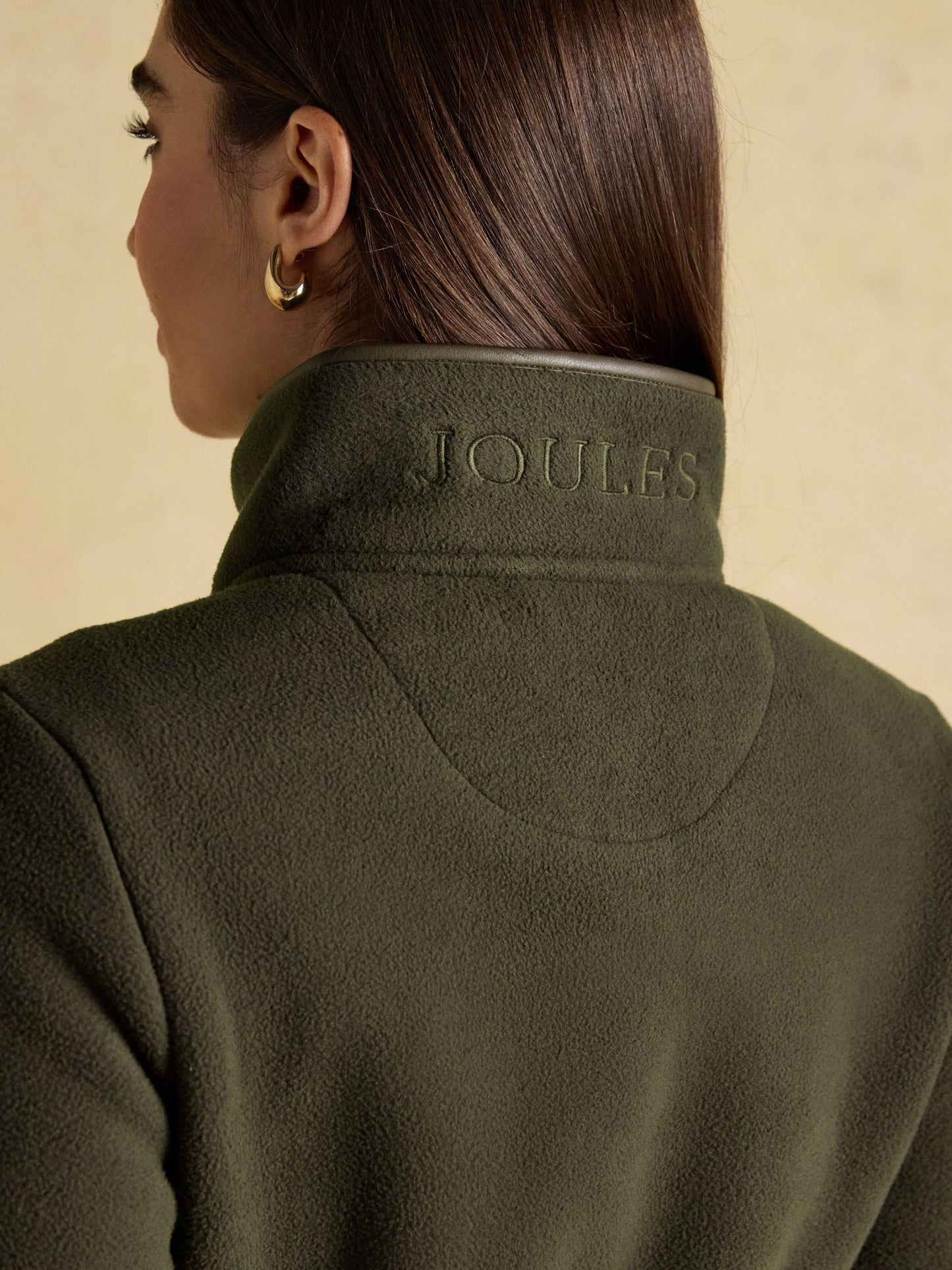 Joules Women's Heritage Longline Polar Fleece Jacket