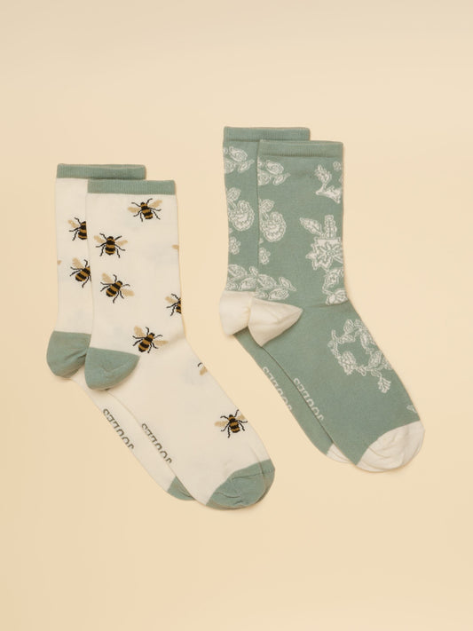 Joules Everyday Women's 2 Pack Socks