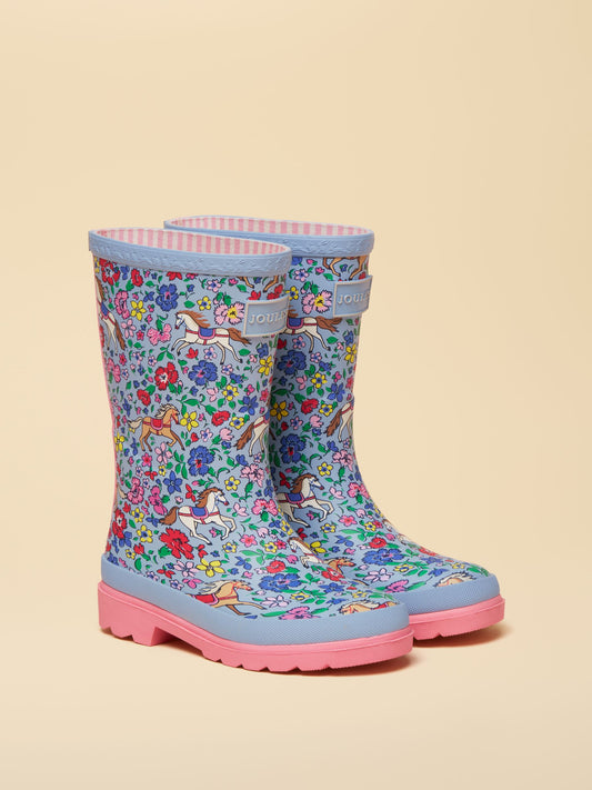 Joules Girls Printed Wellies