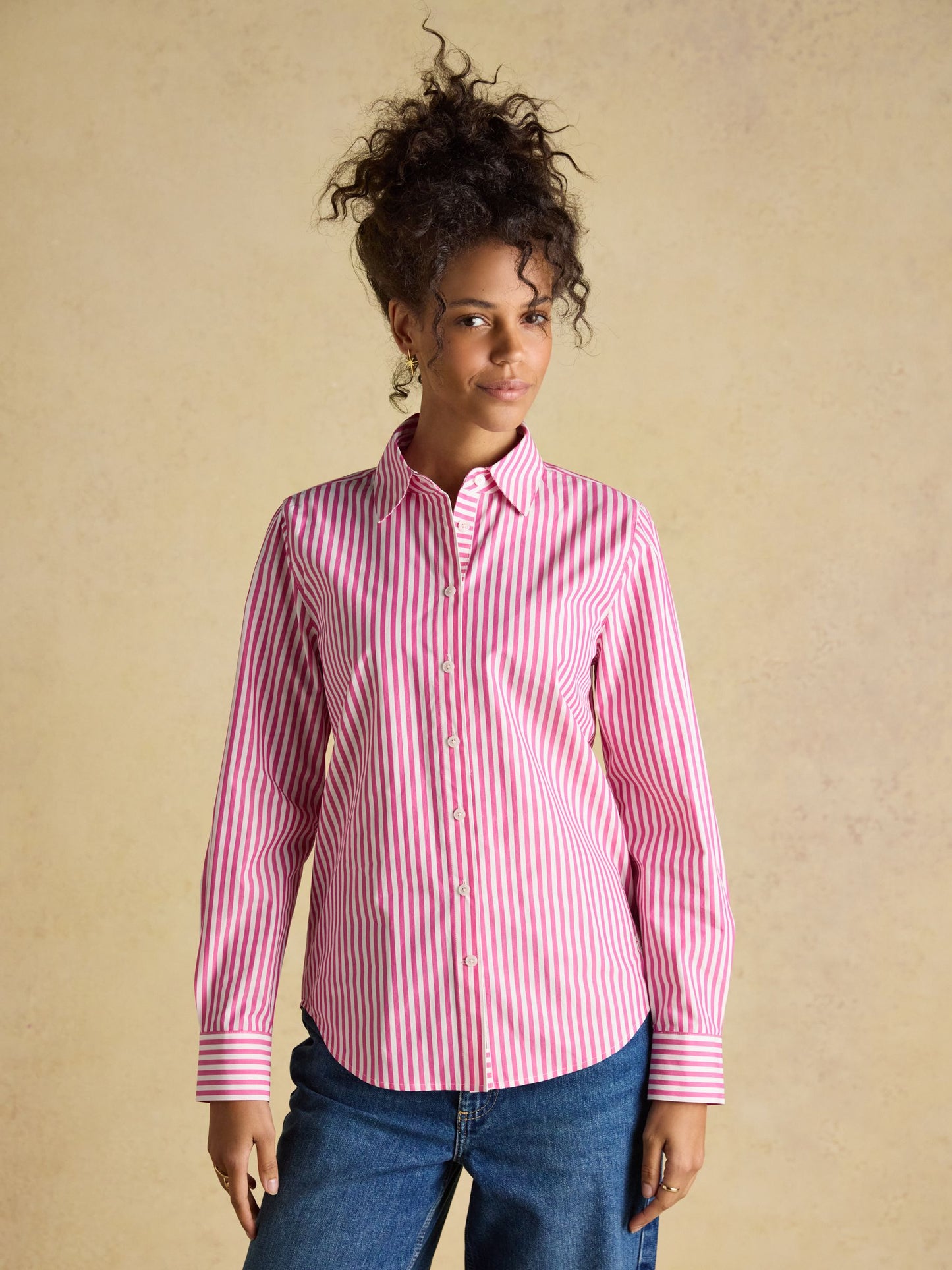 Joules Classic Fit Stripe Poplin Shirt