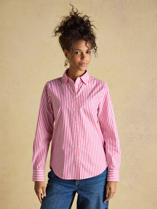 Joules Classic Fit Stripe Poplin Shirt