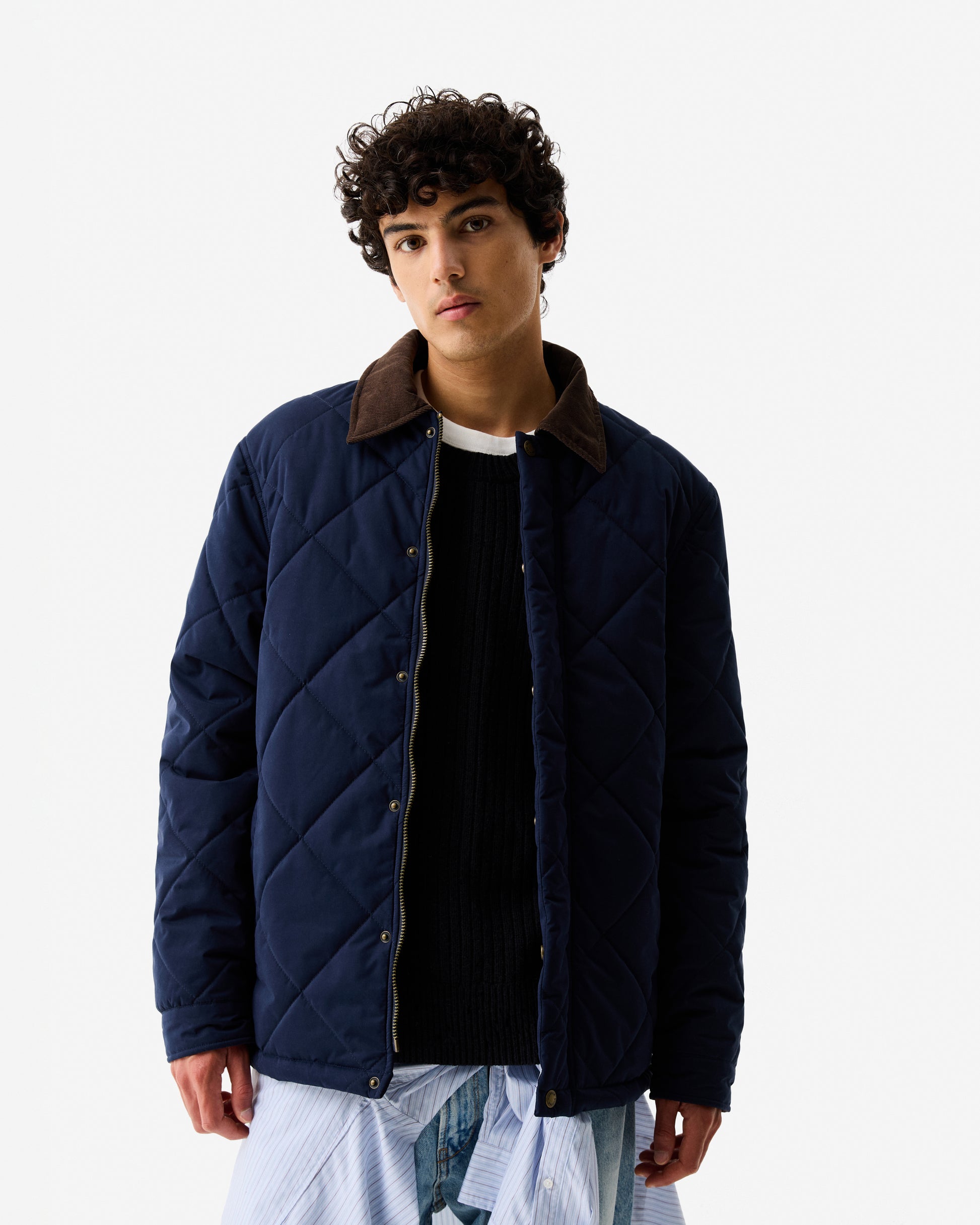 Hunter Boots Ardwell Quilted Jacket in Night Sky Navy