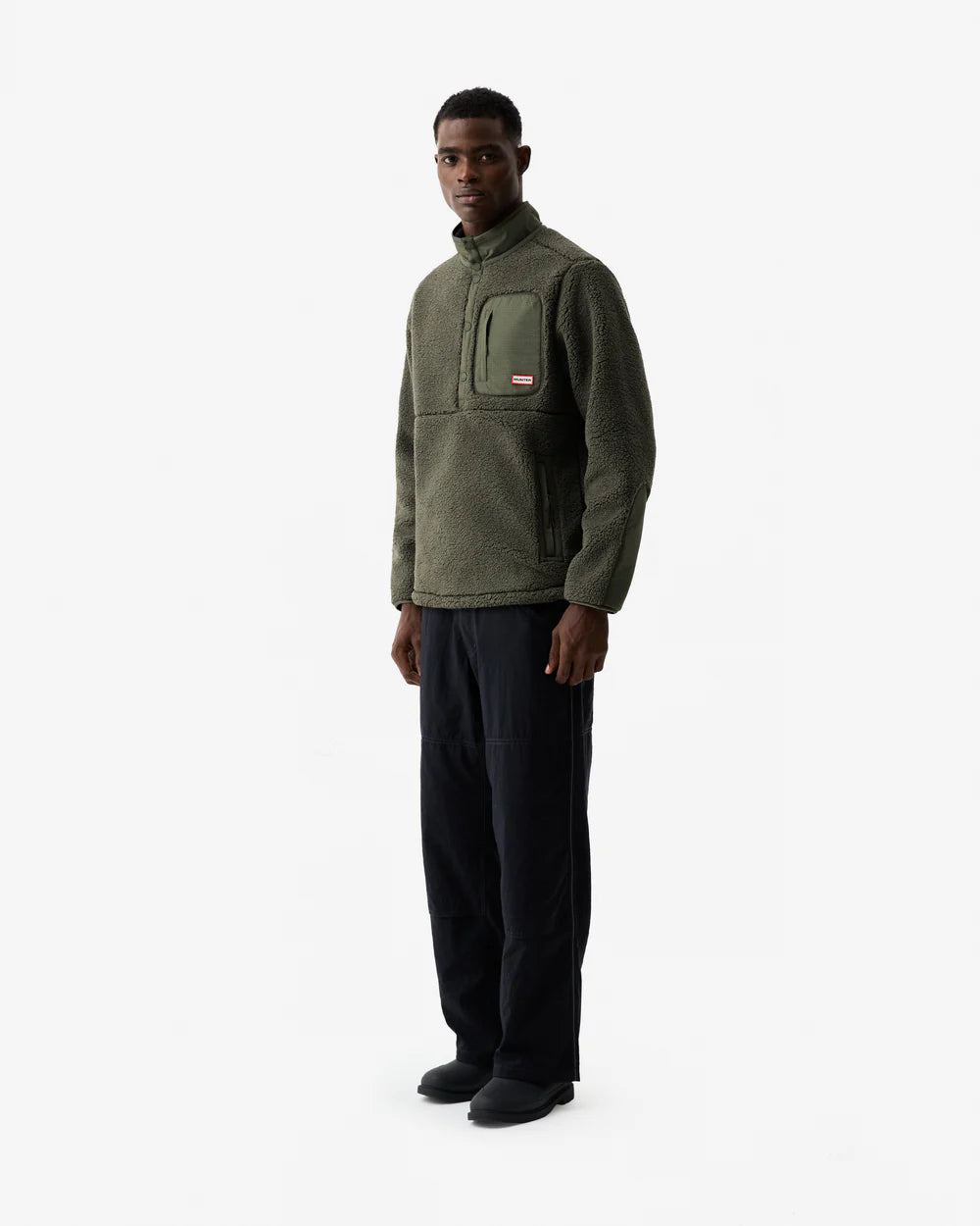 Hunter Boots Men's Athol Half Zip Borg Fleece