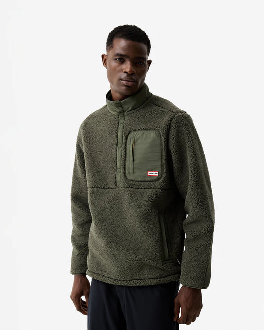 Hunter Boots Men's Athol Half Zip Borg Fleece