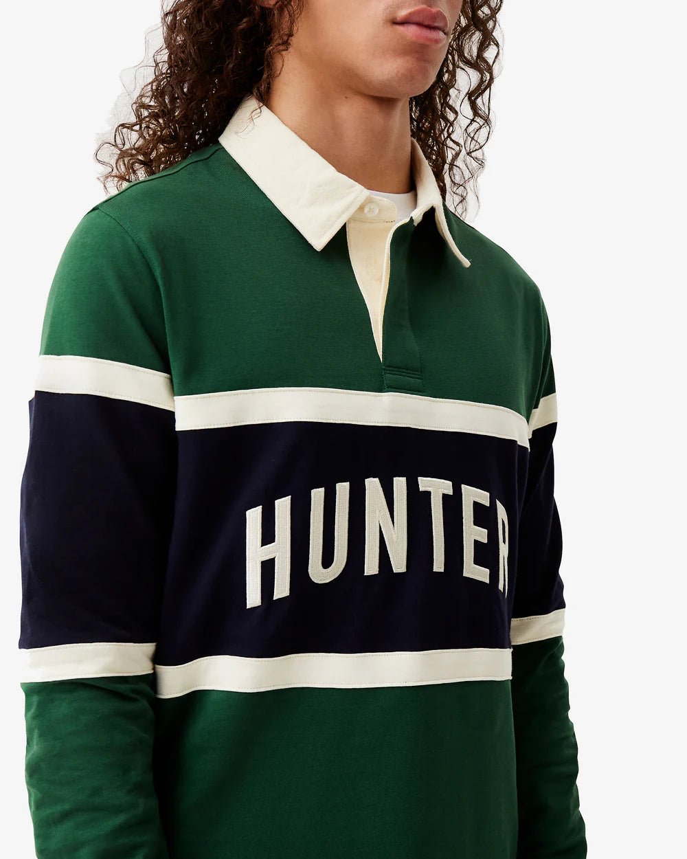 Hunter Boots Men's Rowand Stripe Rugby Shirt