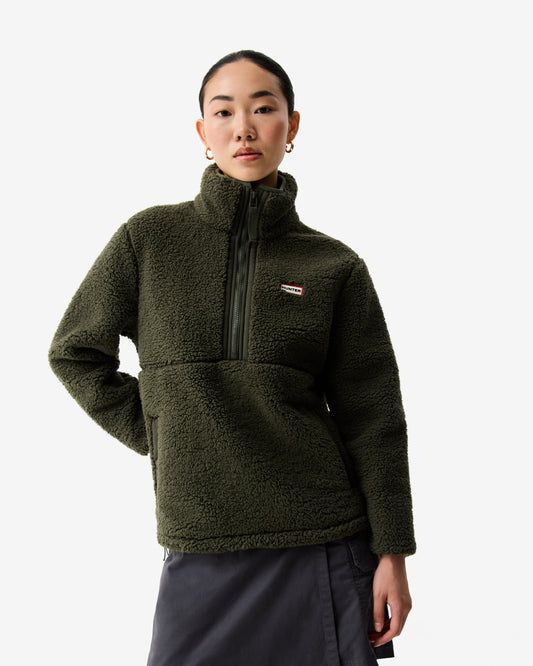 Hunter Tiorga Borg Fleece in Green