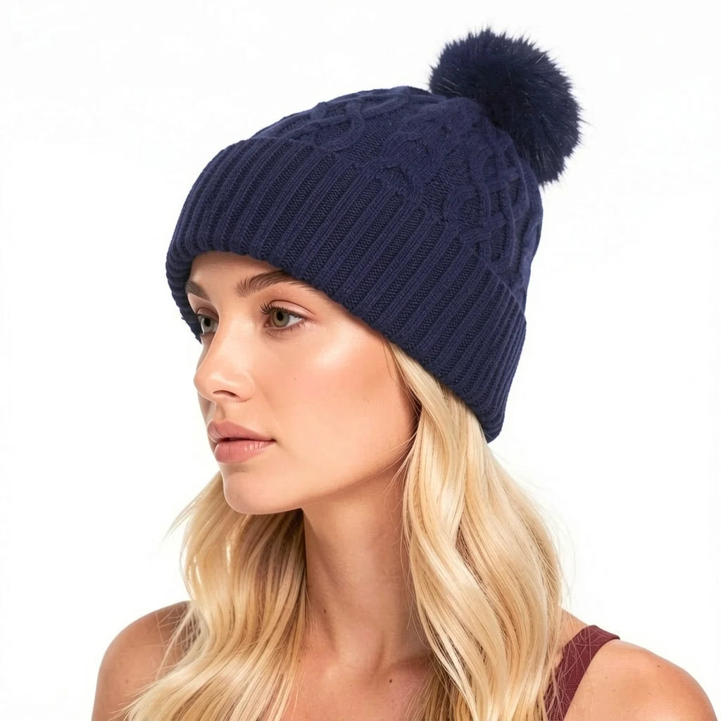 Park Lane Cable Knit Hat