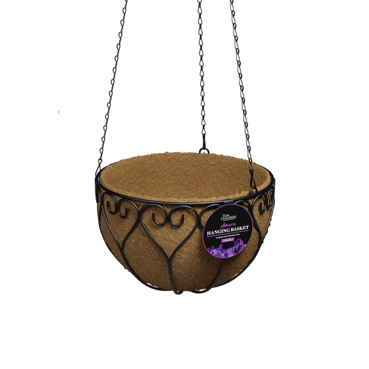 Tom Chambers Amora Hanging Basket With Liner 35cm