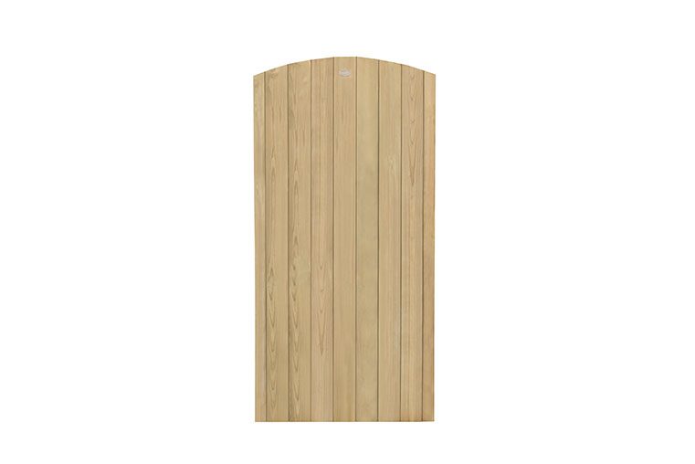 Forest Garden Heavy Duty Dome Top Tongue & Groove Gate 6ft (1.80m High)