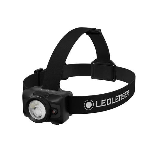 Ledlenser HF6R Core rechargeable head torch with adjustable headband and aluminium lamp head