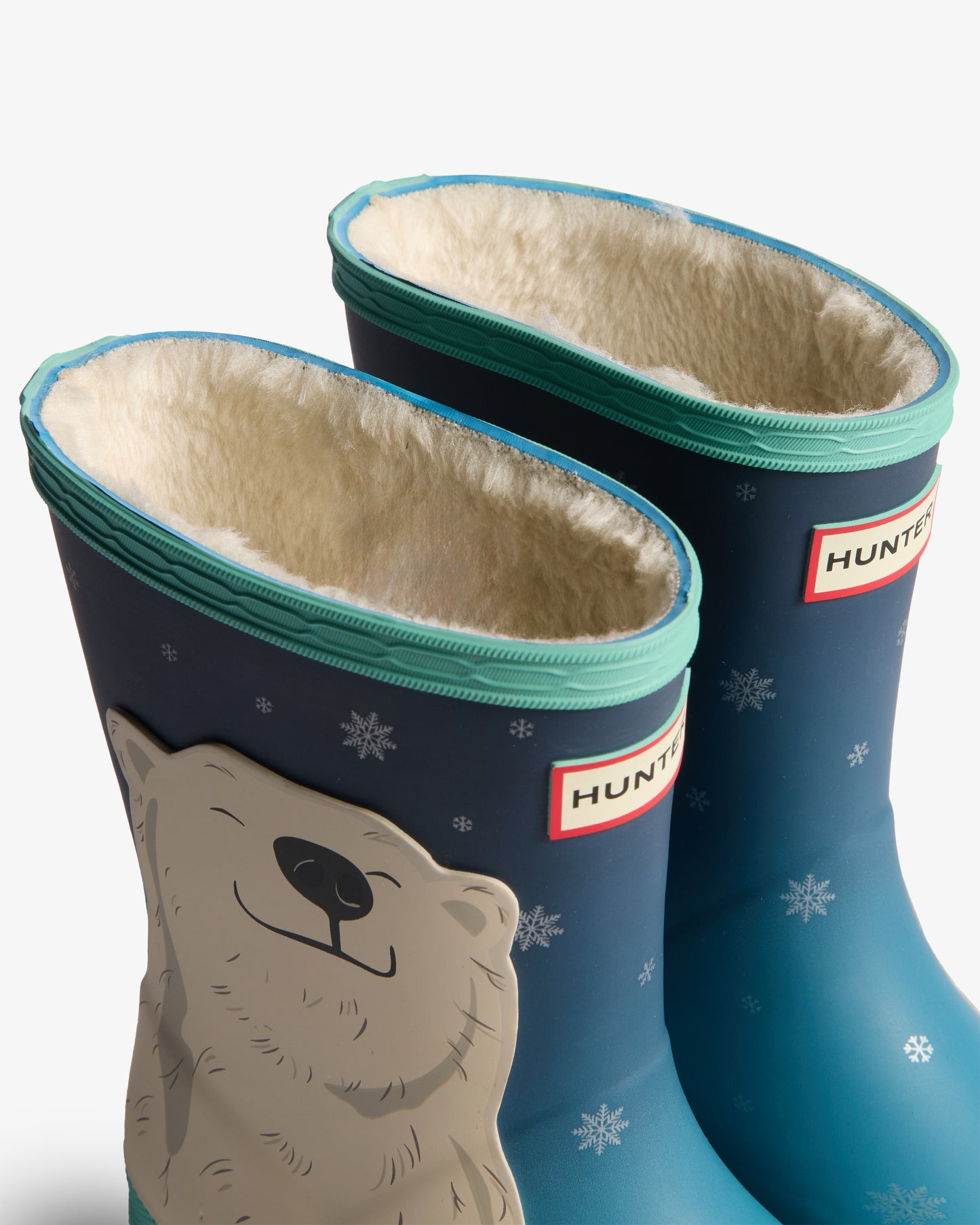 Hunter Boots Original Kids First Polar Bear Insulated Wellington Boots