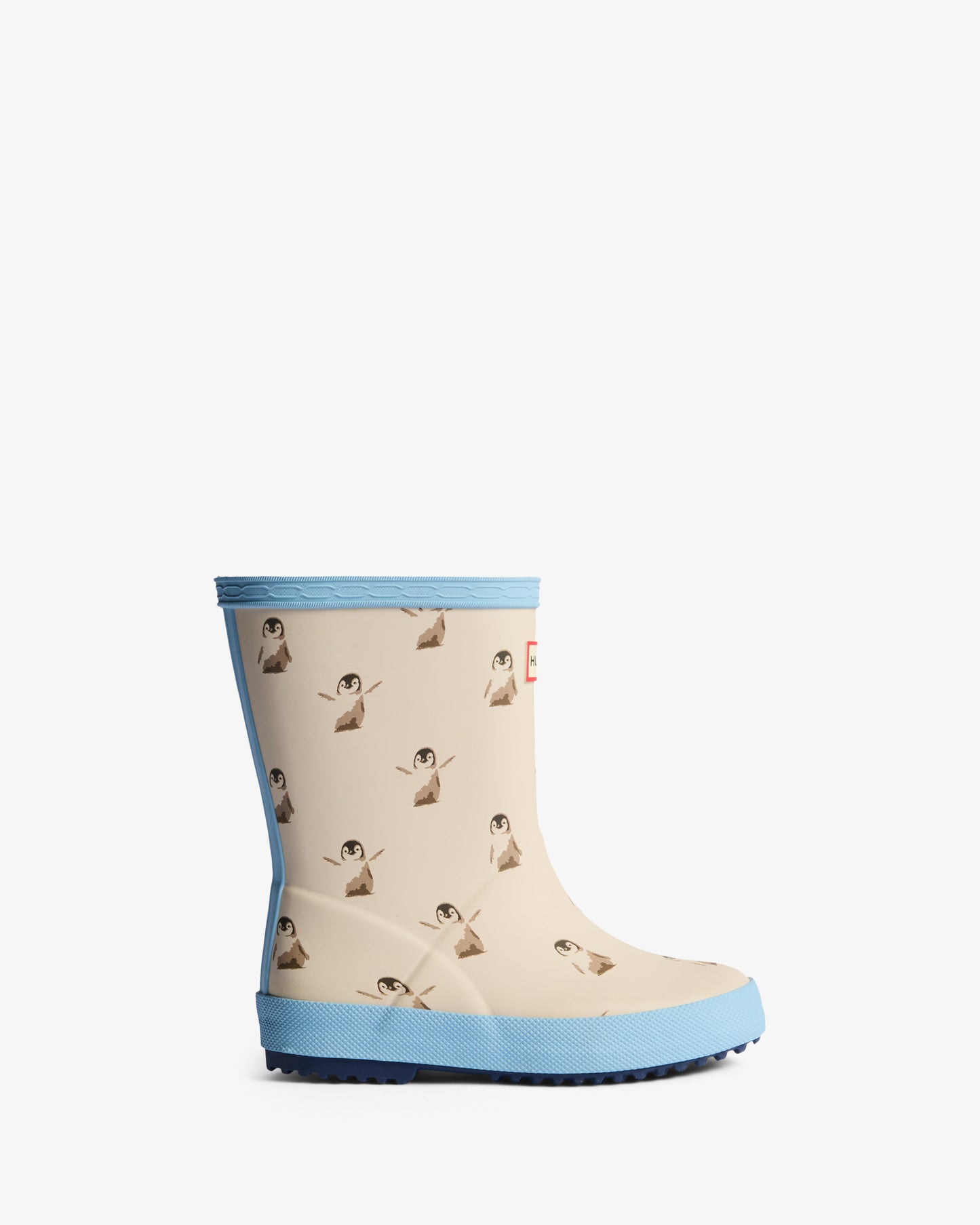 Hunter Boots Original Kids First Penguin Print Wellington Boots