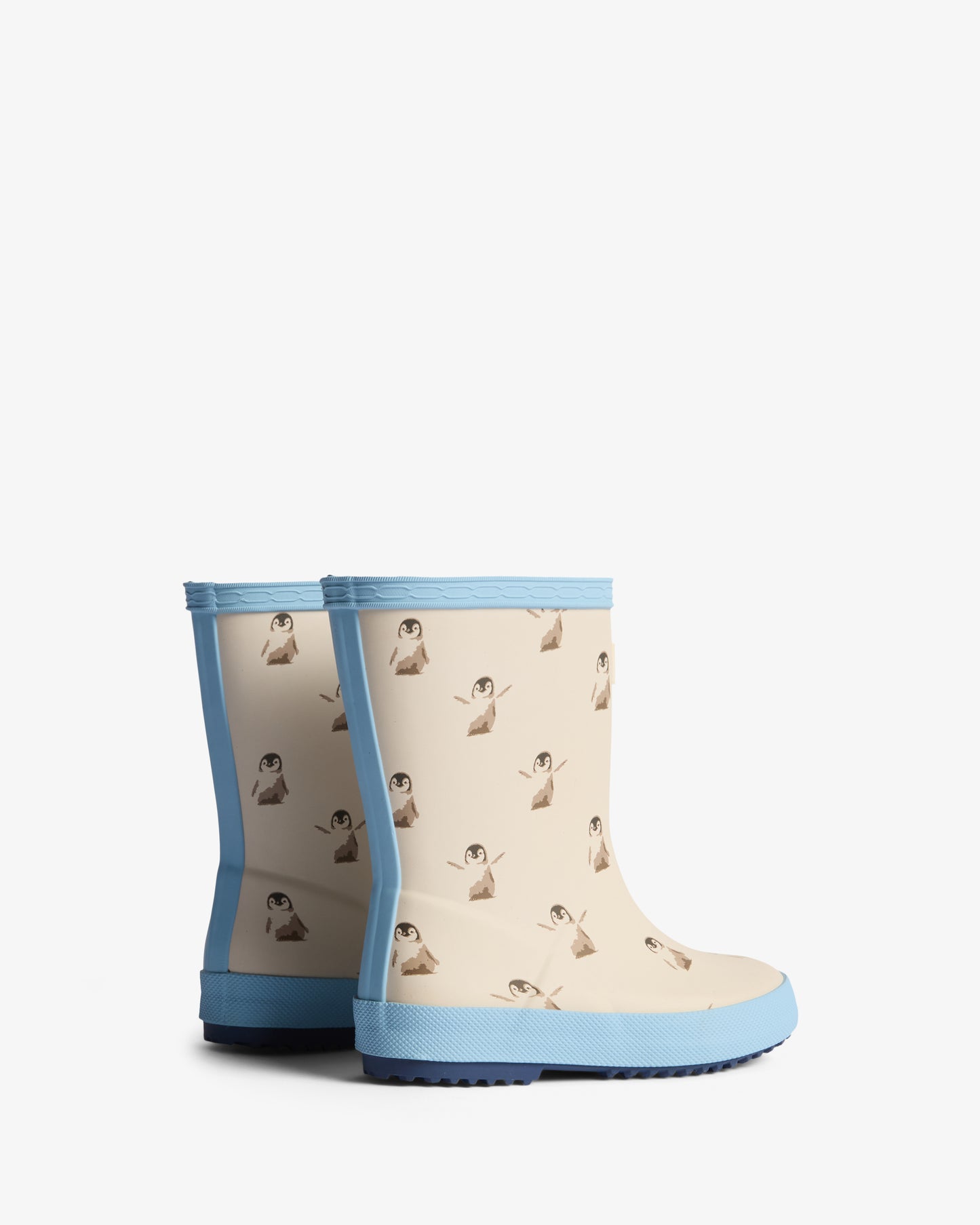 Hunter Boots Original Kids First Penguin Print Wellington Boots