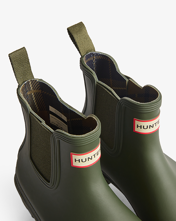 Hunter Boots Women's Tartan Lining Chelsea Boots
