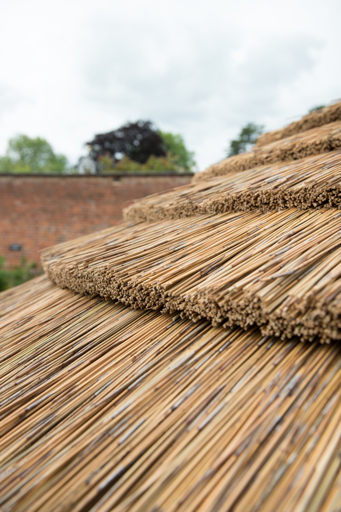 Forest Garden Hexagonal Wooden Garden Gazebo with Thatched Roof