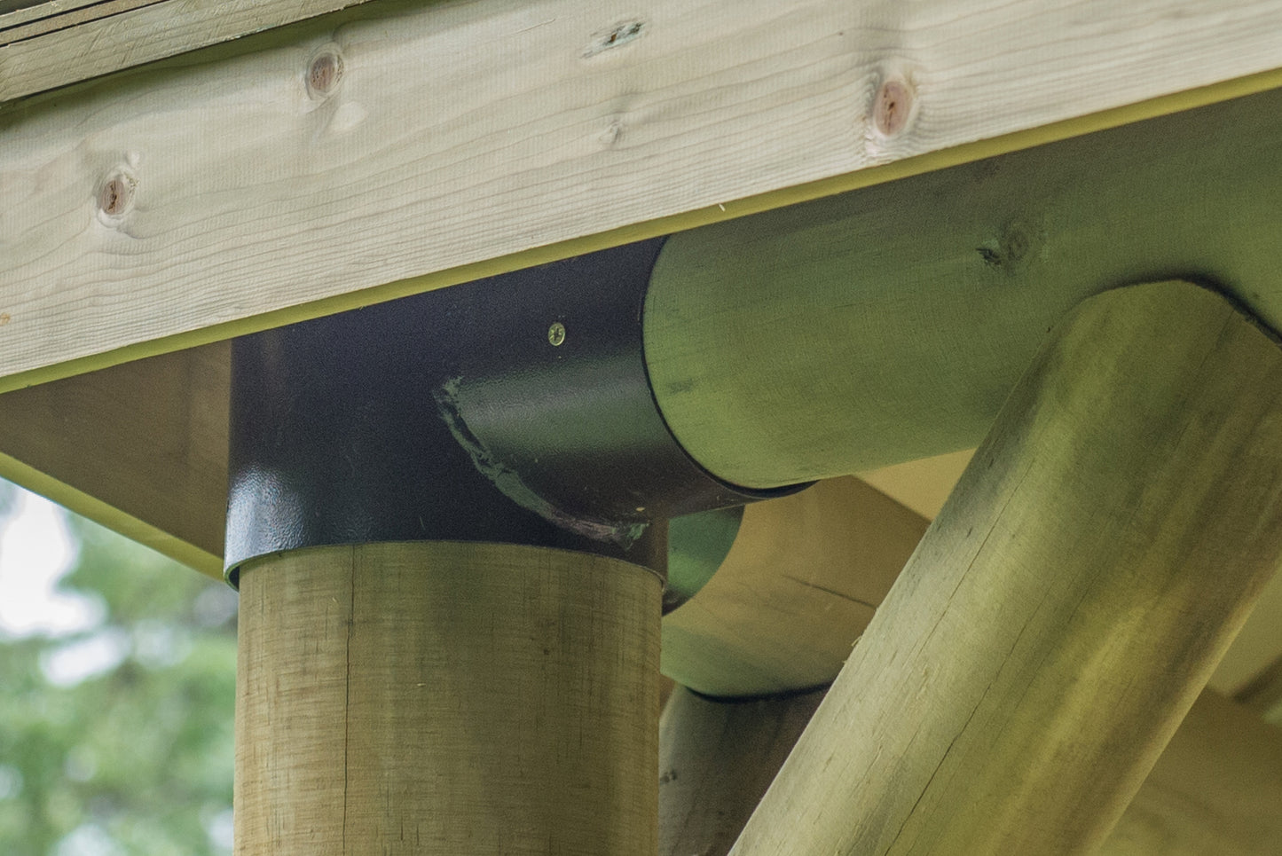 Forest Garden Hexagonal Wooden Garden Gazebo with Cedar Roof
