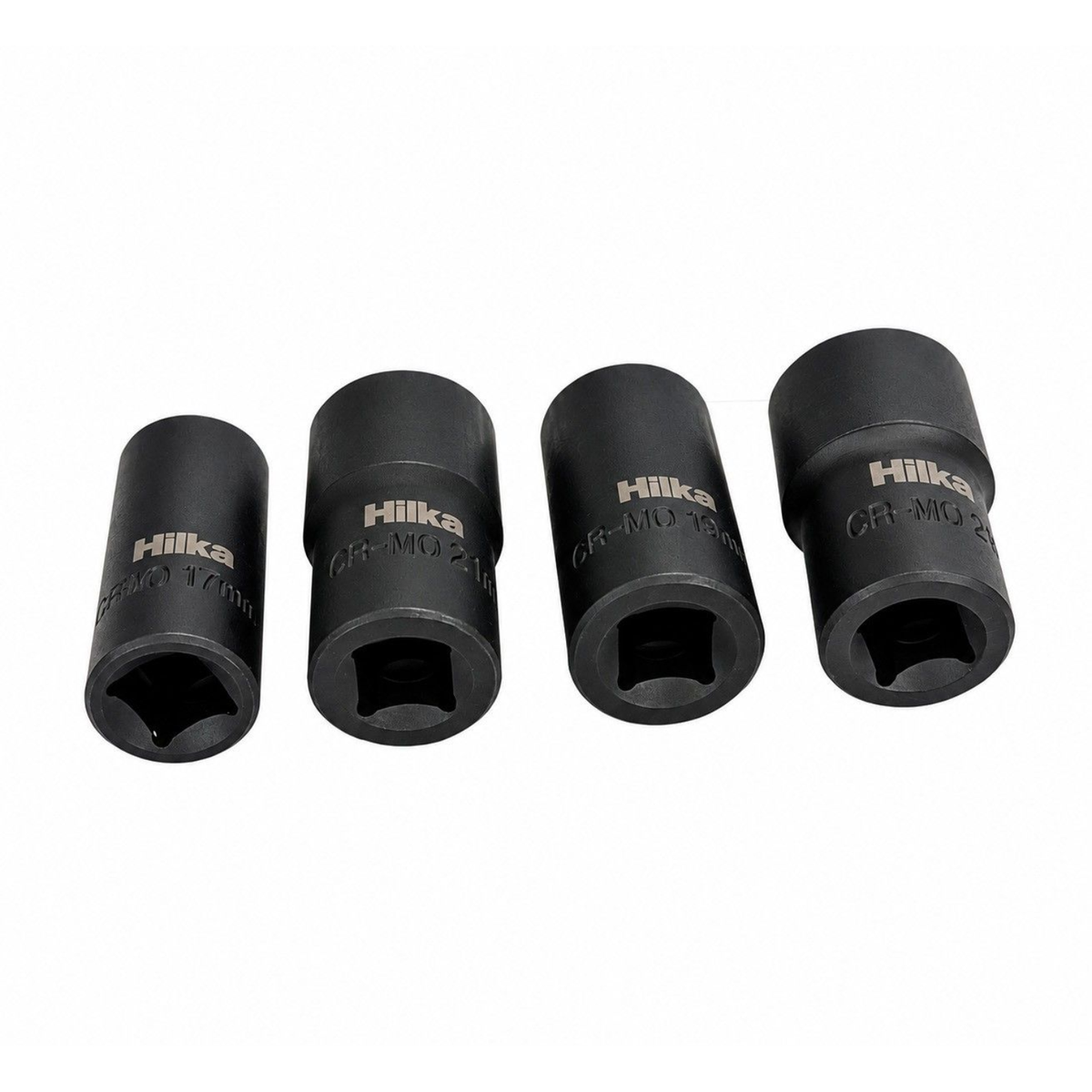 Hilka 5 piece 1/2 inch drive nut and bolt remover twist socket set in blow moulded storage case