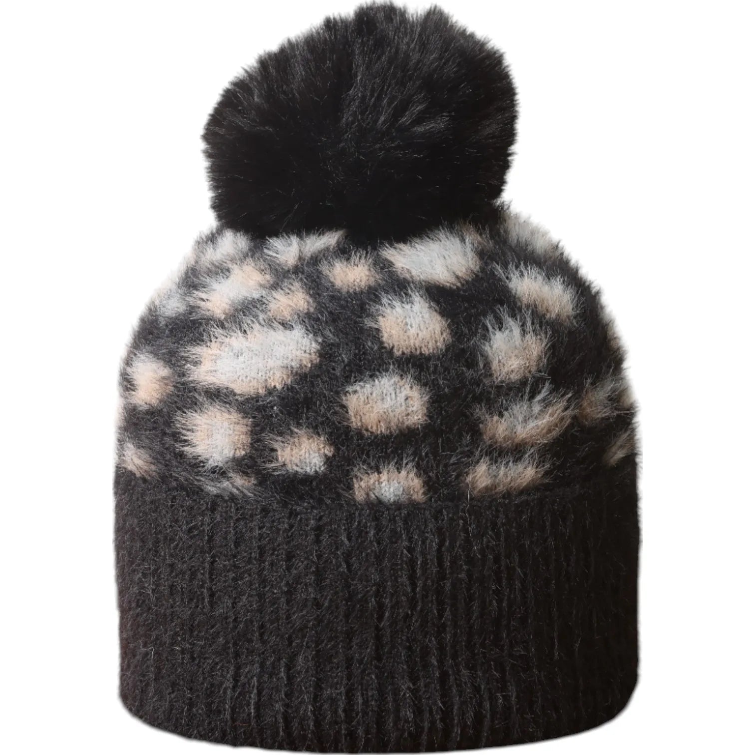 Jess & Lou Fluffy Knit Bobble Hat