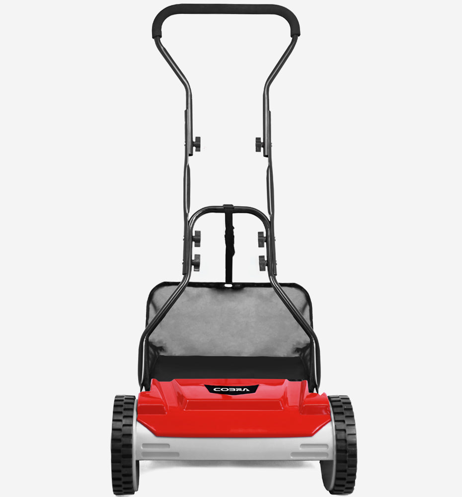 Cobra HM381 Hand Lawnmower and Grass Collector 38cm