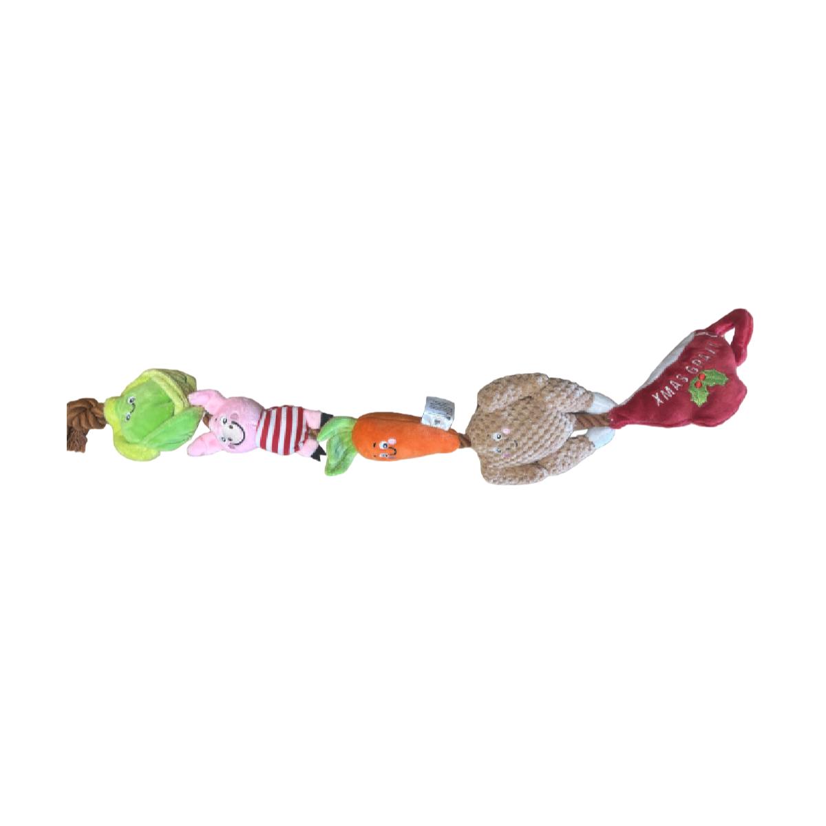 House of Paws Christmas Dinner Rope Dog Toy
