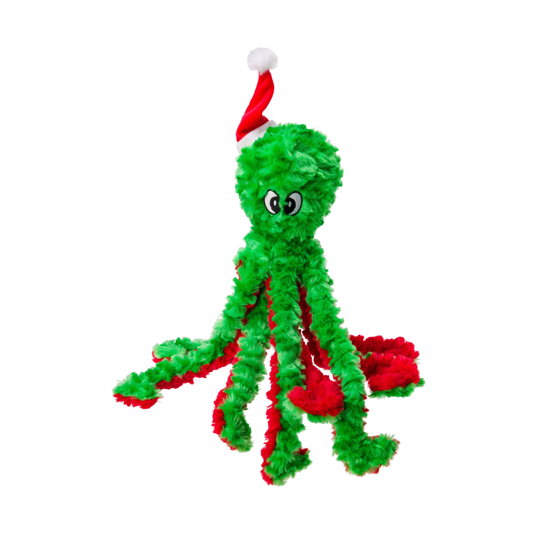 Dog Toy Christmas Octopus 