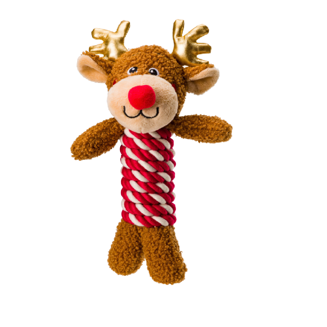 Dog Toy Reindeer Rope
