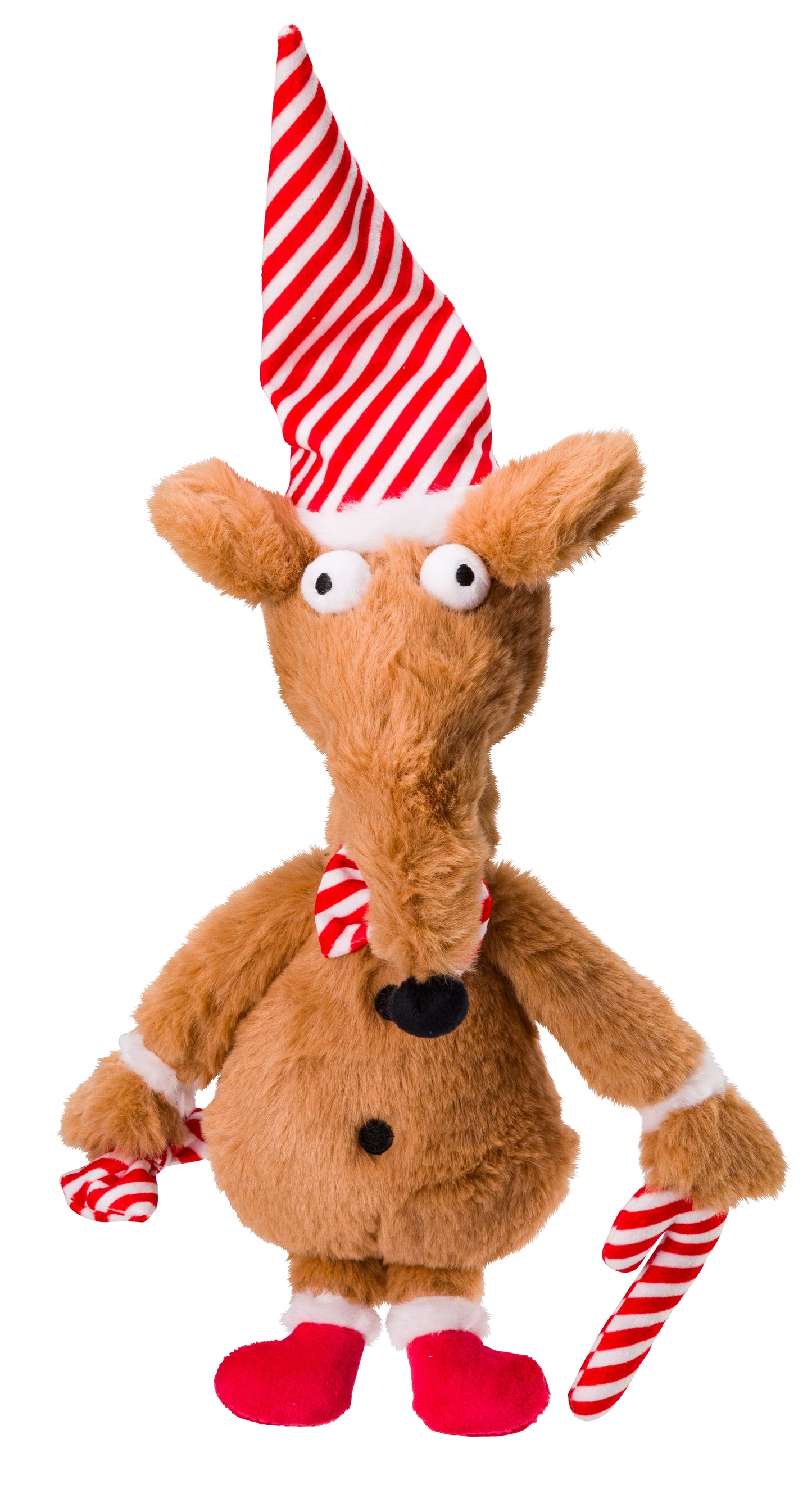 Dog Toy Brown Christmas Rat 