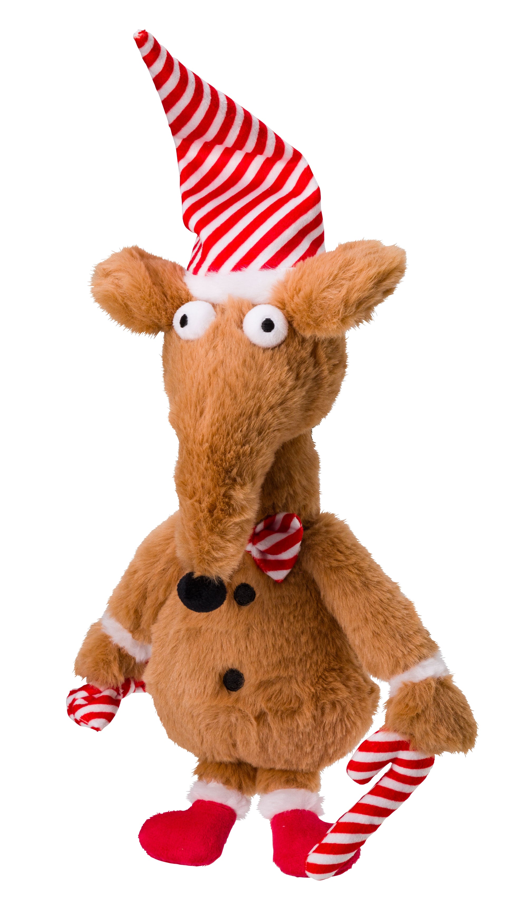 Dog Toy Brown Christmas Rat 
