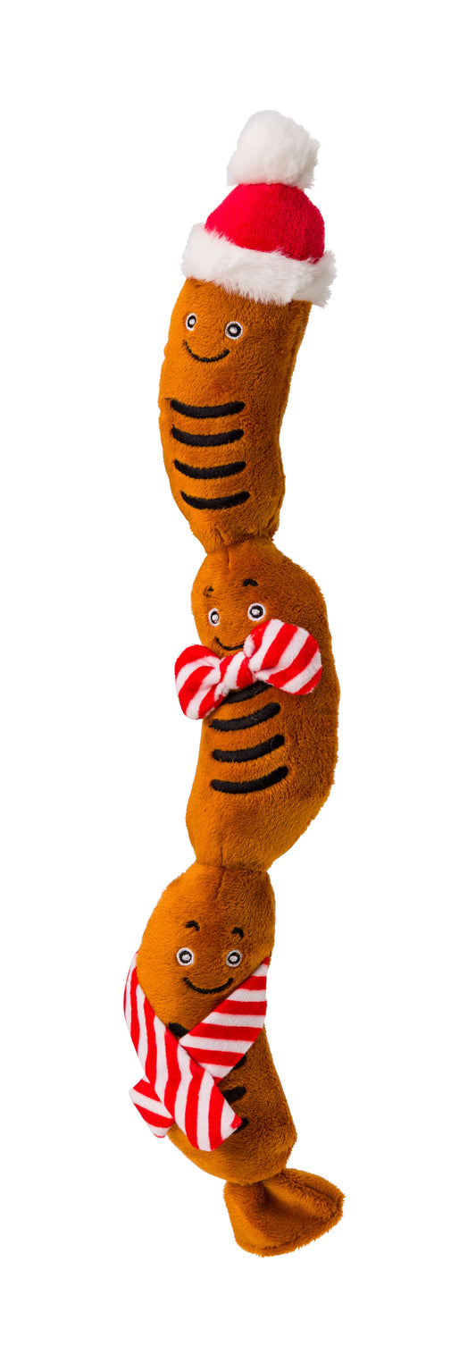 Dog Toy Christmas Sausages