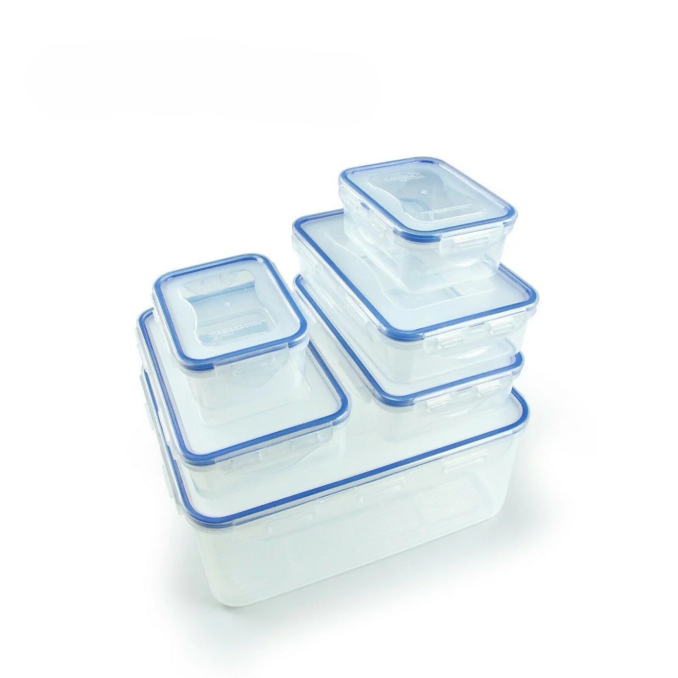 LocknLock 6 Piece Rectangular Storage Container Set