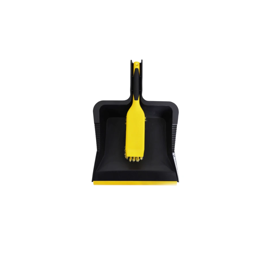 Bulldozer Heavy Duty Dustpan and Brush Set