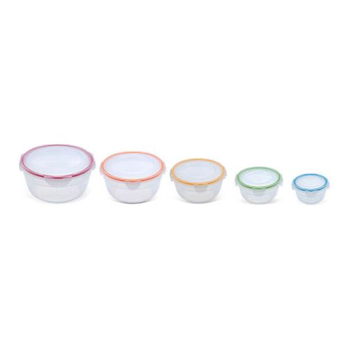 LocknLock Round 5 Piece Nestable Container Set