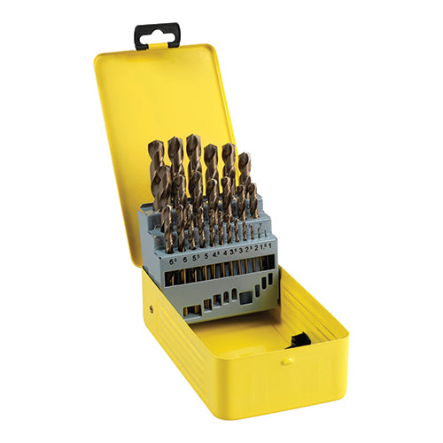 Timco Cobalt Jobber Drill Bit Set 25-Piece