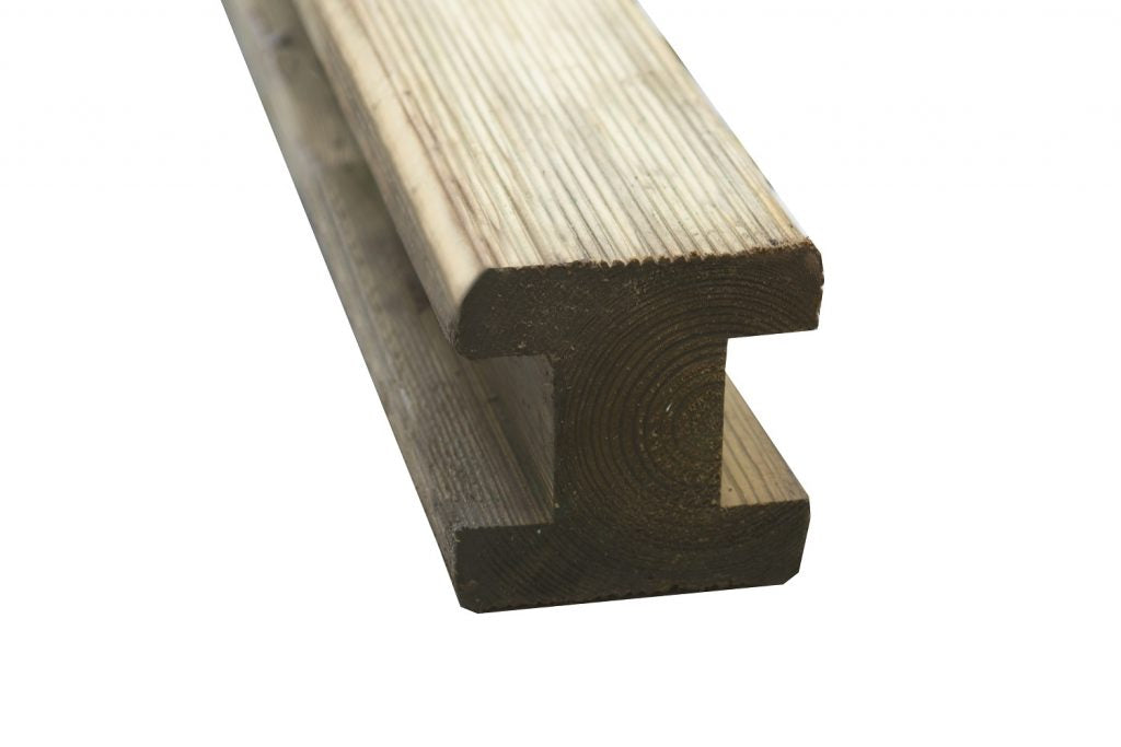 Forest Garden Reeded Slotted Post