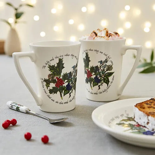 Portmeirion The Holly & The Ivy Set Of 2 Mugs