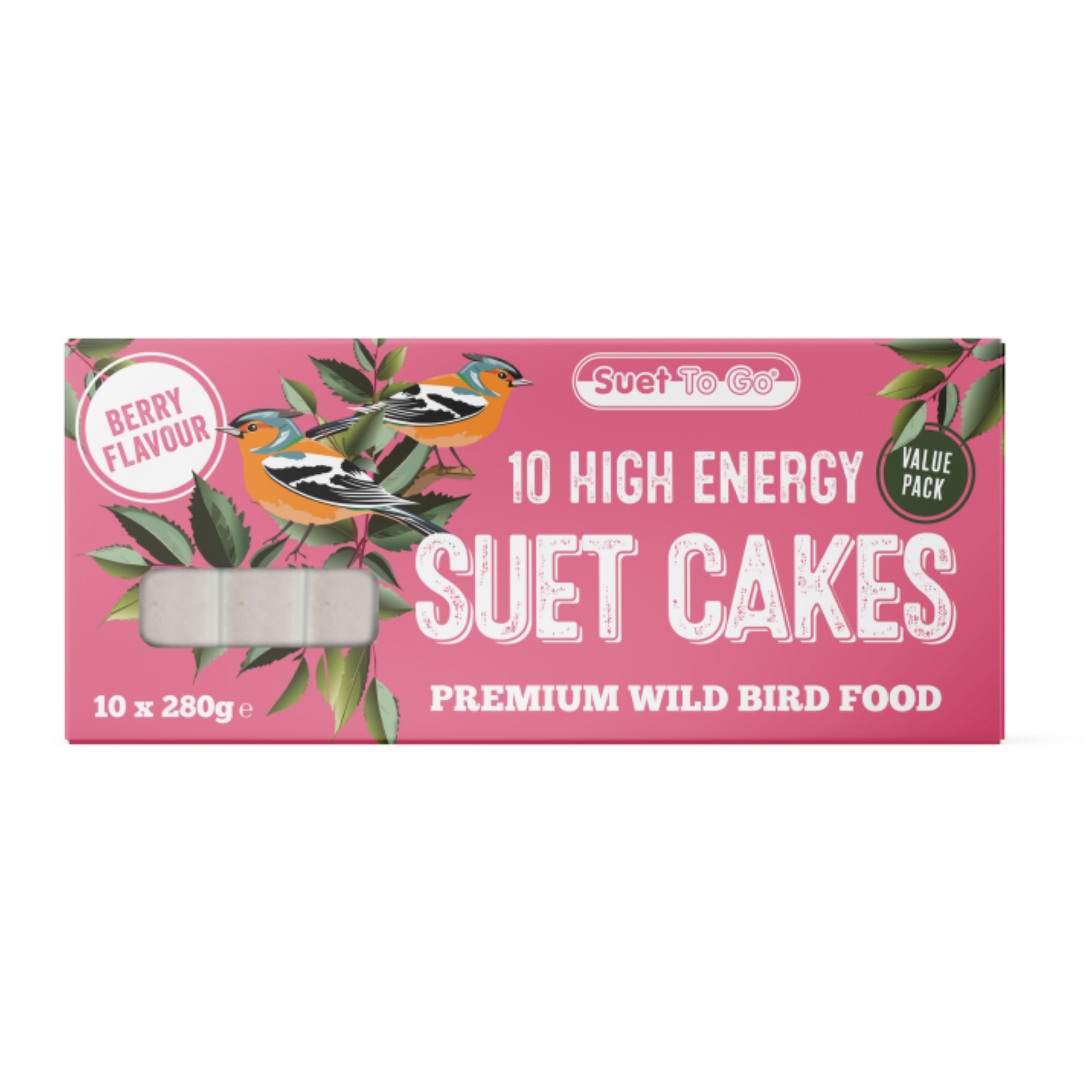 Harrison's Suet To Go Cake Block Berry Box 10 x 280g