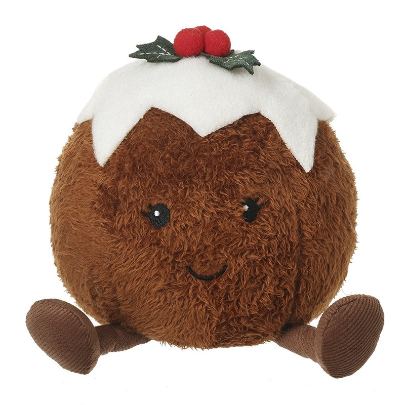 Heaven Sends Christmas Pudding Character Plush Decoration
