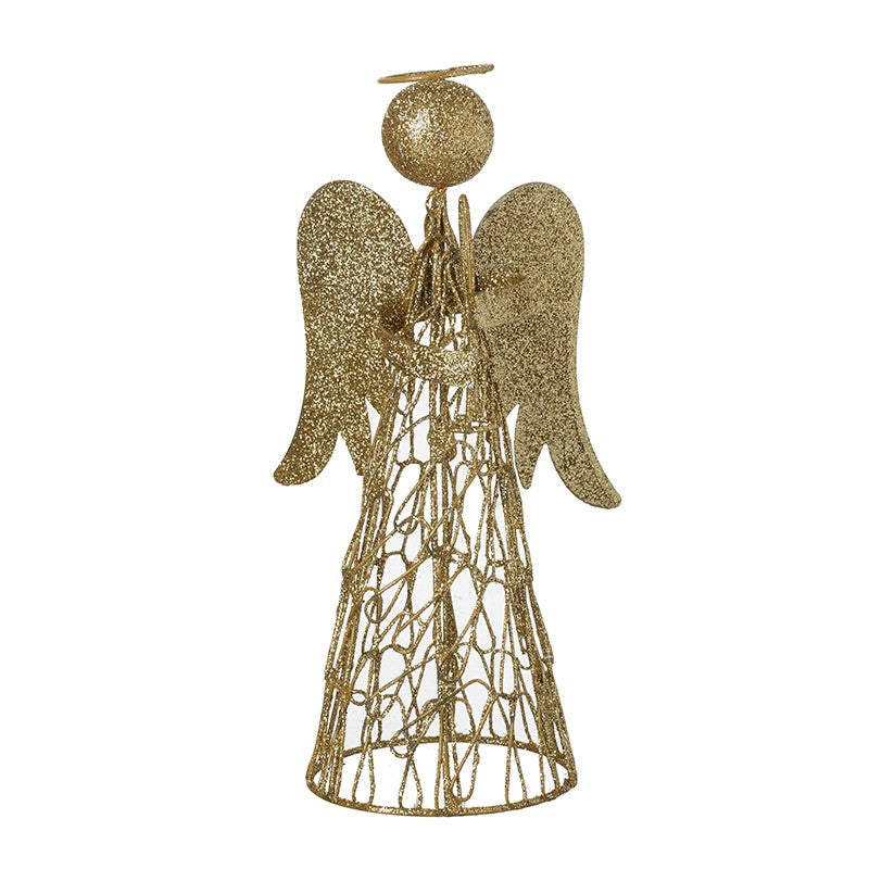 Heaven Sends Gold Angel Tree Topper Christmas Decoration